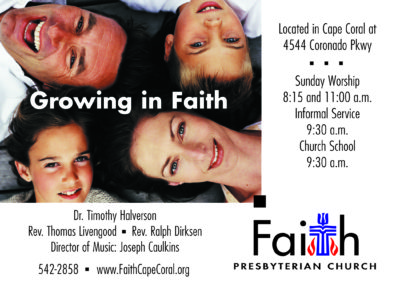 Growing In Faith Post Card